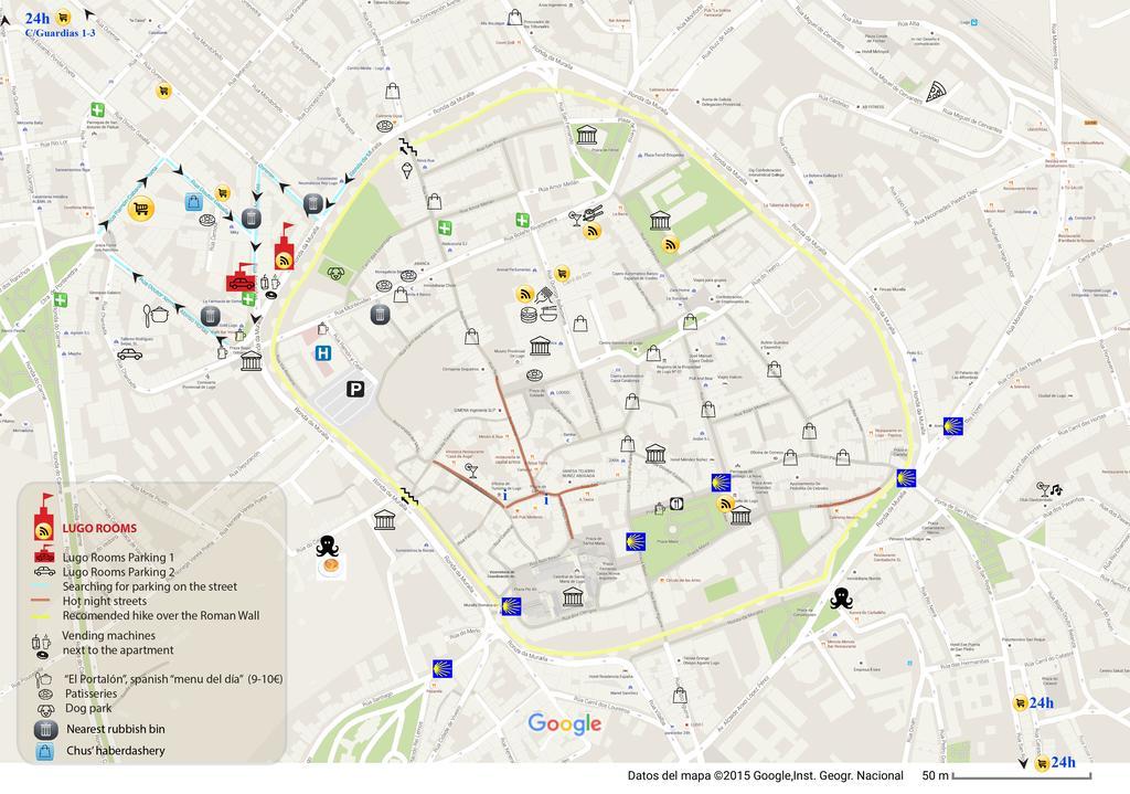 Apartment Lugo Rooms ภายนอก รูปภาพ